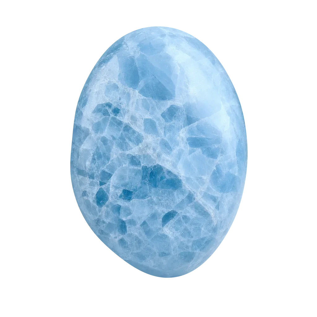 Blue Calcite, a hand-selected example
