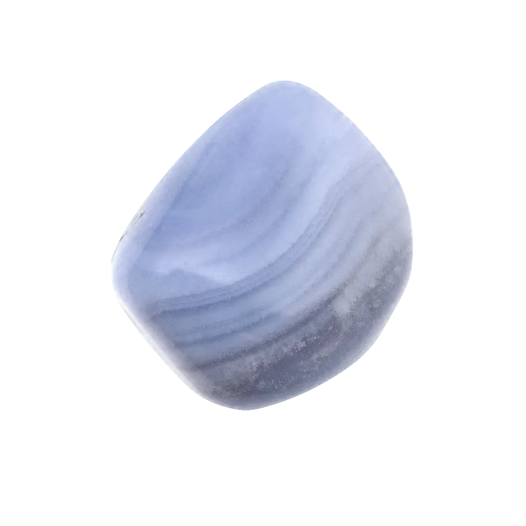 Blue Lace Agate, a hand-selected example