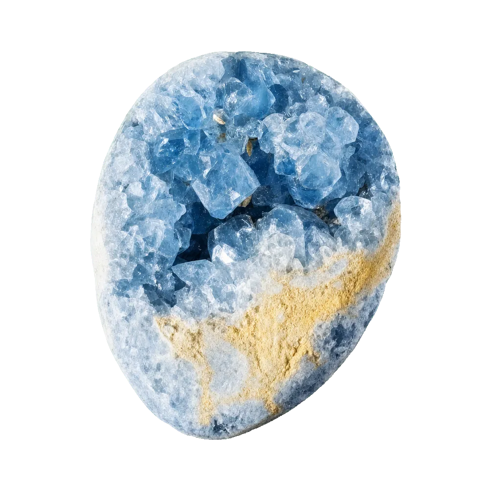 Celestite, a hand-selected example