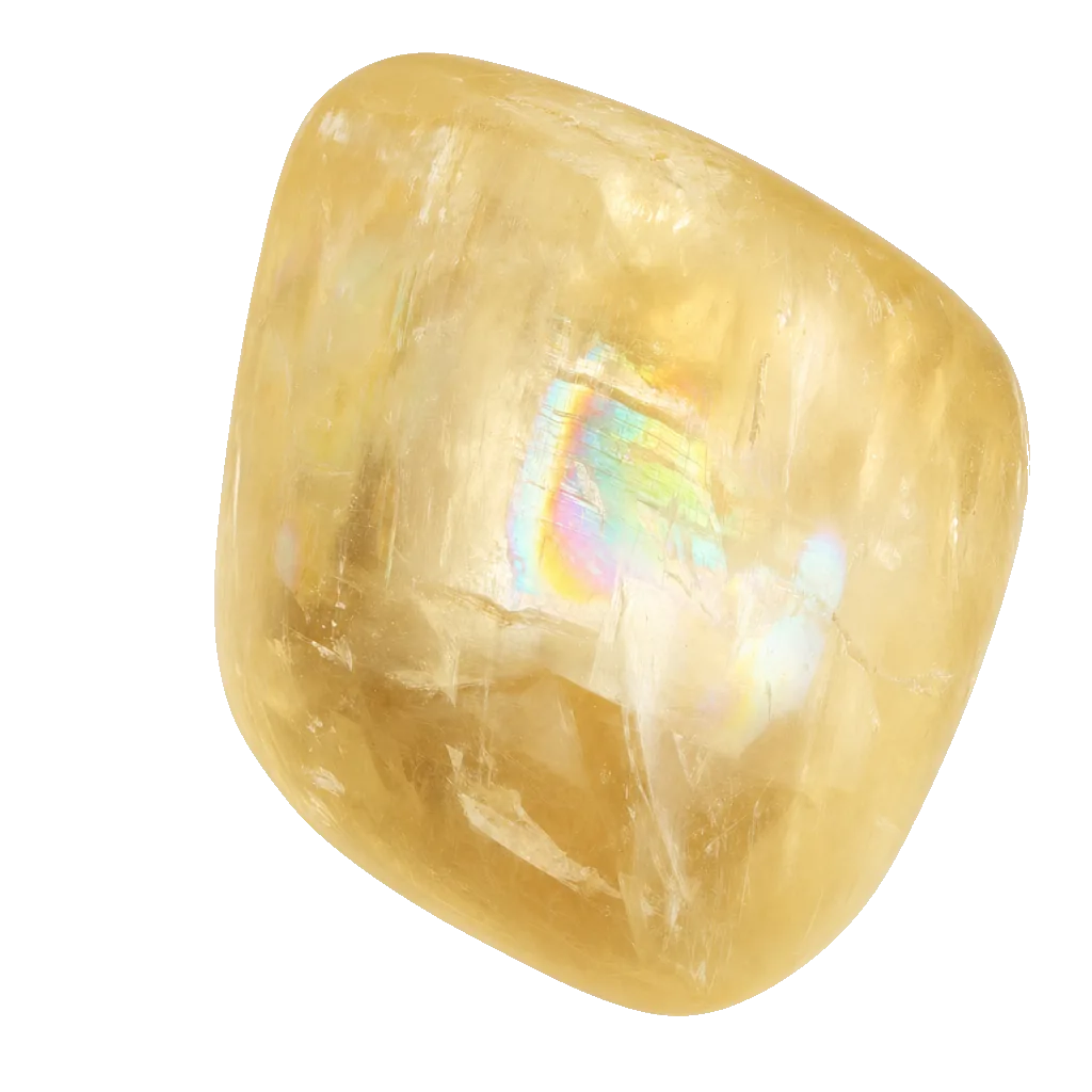 Golden or Yellow Calcite, a hand-selected example