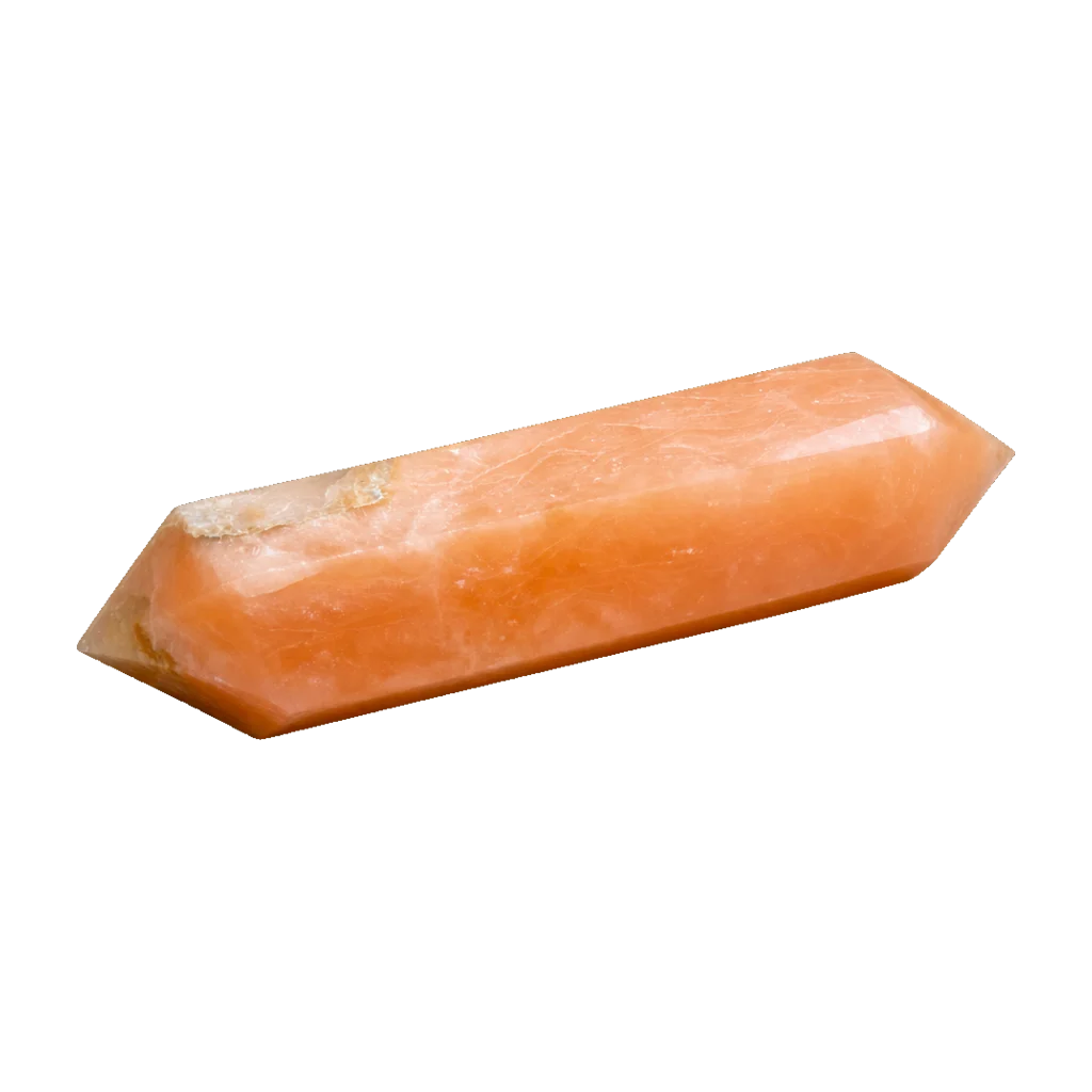 Orange Calcite, a hand-selected example