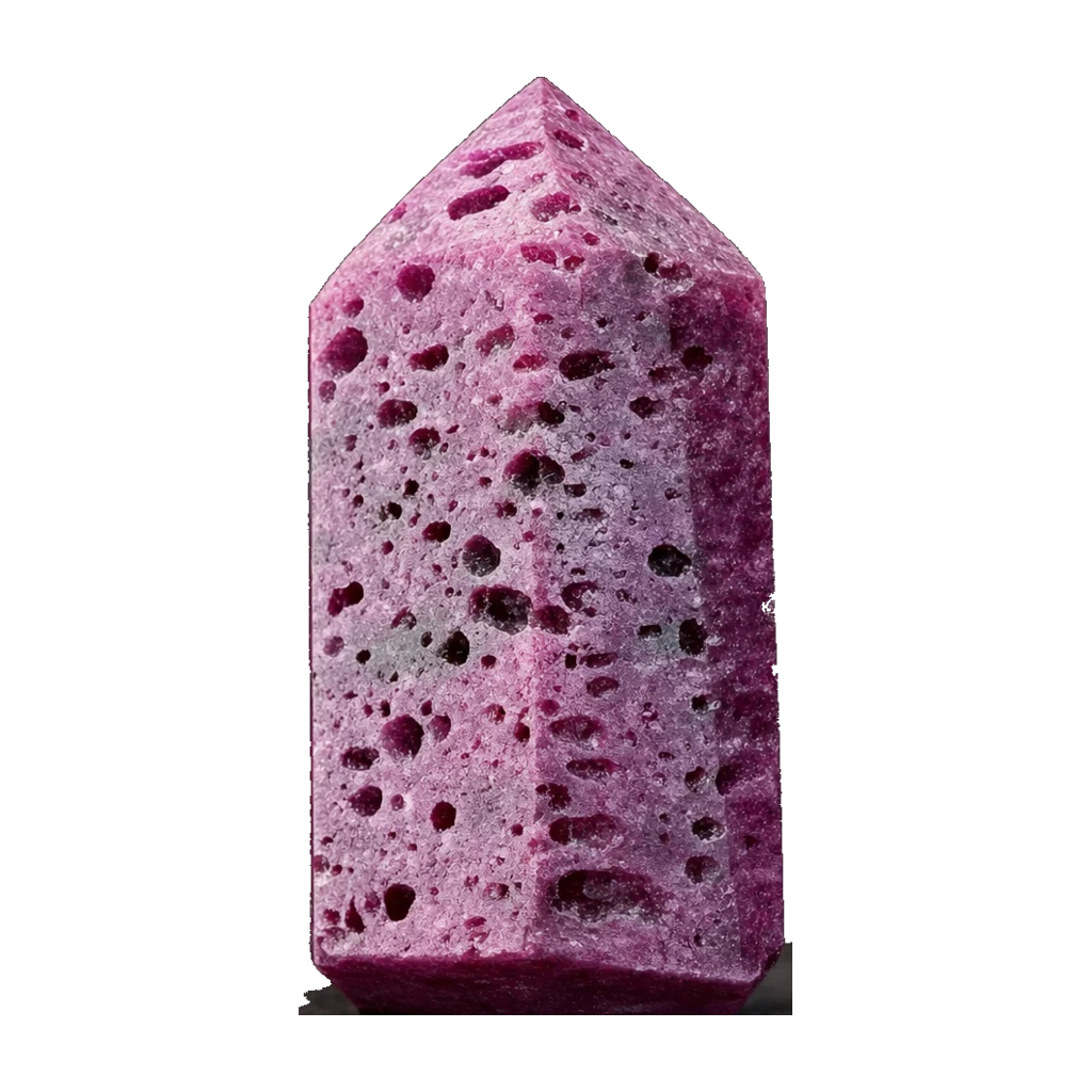 Ruby (or Red Corundum), a hand-selected example